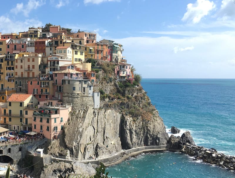 Regional train to Cinque Terre from La Spezia Centrale